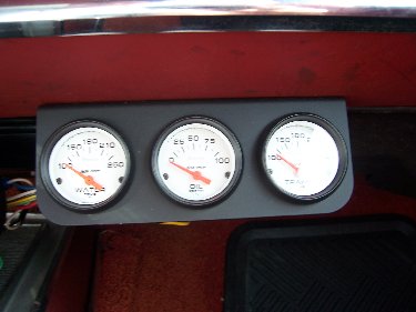 1967 Plymouth Satellite View of Gauge Pack